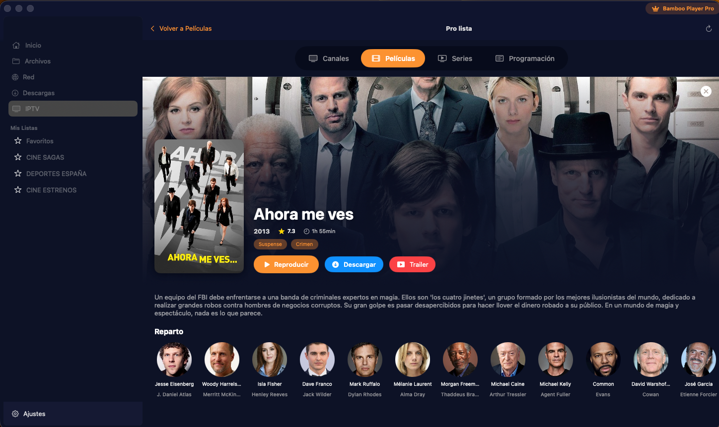 Bamboo Player en Mac